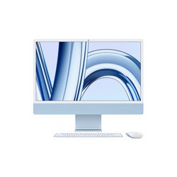 Računalo APPLE iMAC AiO (24" Retina 4.5K, M3, 8C CPU, 10C GPU, 8GB RAM, 512GB SSD, MacOS, CRO, plavo) - MQRR3CR/A