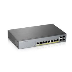 Mrežni prekidač ZYXEL GS1350-12HP-EU0101F (Upravljani L2 Gigabit Ethernet (10/100/1000), Power over Ethernet (PoE), Siva)