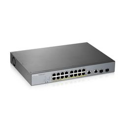 Mrežni prekidač ZYXEL GS1350-18HP-EU0101F (Upravljani L2 Gigabit Ethernet (10/100/1000), Power over Ethernet (PoE), Siva)