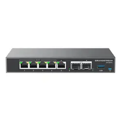 Mrežni uređaj GRANDSTREAM GCC6010 (Router VPN, NGFW/UTM, Switch, Centrala IP, 2x2.5 Gb SFP, 5xGbE)
