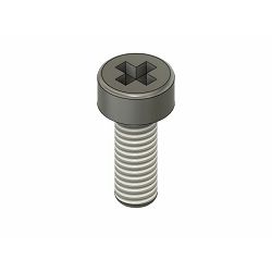 Nylon bolt M3 8 mm, 100 pcs.