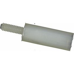 Nylon spacer M2 12 mm, 100 pcs.