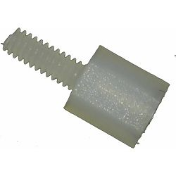 Nylon spacer M2 15 mm, 100 pcs.