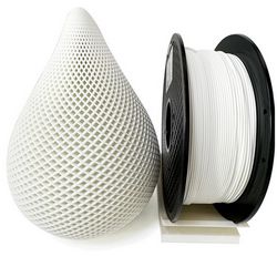 PLA filament 1.75 mm, 1 kg, matte white