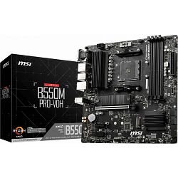Matična ploča MSI B550M PRO-VDH (Socket AM4, micro ATX, AMD B550, DDR4)