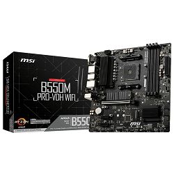 Matična ploča MSI B550M PRO-VDH WIFI (Socket AM4, micro ATX, AMD B550, DDR4)