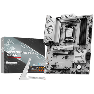 MSI B850 GAMING PLUS WIFI6E Motherboard, ATX - Supports AMD Ryzen 9000/8000 / 7000 Processors, AM5 - DDR5 Memory Boost 8200+ MT/s (OC), PCIe 4.0 x16, M.2 Gen5, Wi-Fi 6E, 2.5G LAN
