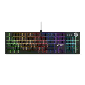 MSI FORGE GK320 RED keyboard Gaming USB QWERTY English Black