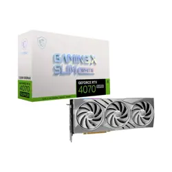 MSI GAMING GeForce RTX 4070 SUPER 12G X SLIM WHITE NVIDIA 12 GB GDDR6X
