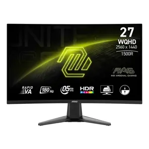 MSI MAG 27CQ6F computer monitor 68.6 cm (27") 2560 x 1440 pixels Quad HD LCD Black