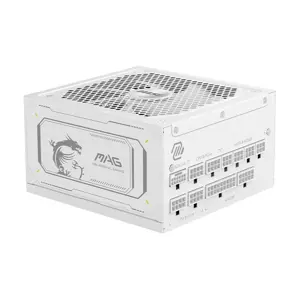 MSI MAG A1000GL PCIE5 WHITE power supply unit 1000 W 24-pin ATX ATX
