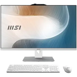 MSI Modern AM242P 1M-1873AT Intel Core 3 100U 60.5 cm (23.8") 1920 x 1080 pixels All-in-One PC 16 GB DDR5-SDRAM 256 GB SSD Windows 11 Home Wi-Fi 6E (802.11ax) White