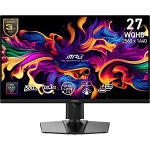 MSI MPG 271QRDE QD-OLED X50 computer monitor 67.3 cm (26.5") 2560 x 1440 pixels Wide Quad HD Black