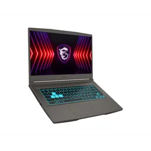 MSI Thin A15 B7VF-460XPL AMD Ryzen™ 5 7535HS Laptop 39.6 cm (15.6") Full HD 16 GB DDR5-SDRAM 512 GB SSD NVIDIA GeForce RTX 4060 Wi-Fi 6E (802.11ax) NoOS Grey