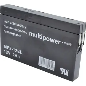 Multipower MP2-12SL 12V2Ah F1 Battery