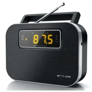 Muse M-081 R radio Portable Analog Black