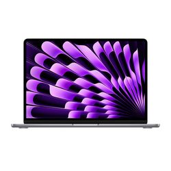 Laptop APPLE MacBook Air 13 (13.6", M3, 10C GPU, 16GB RAM, 512GB SSD, ZEE, Space Grey) - MXCR3ZE/A