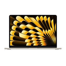 Laptop APPLE MacBook Air 13 (13.6", M3, 10C GPU, 16GB RAM, 512GB SSD, CRO, Starlight) - MXCU3CR/A
