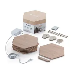 Nanoleaf Elements Wood Look Hexagons Starter Kit (7 panels)