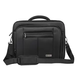 NATEC Boxer notebook case 39.6 cm (15.6") Briefcase Black