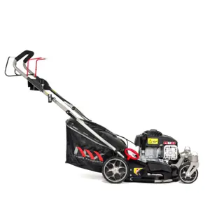 NAX Power 1000S lawn mower Walk behind lawn mower Petrol Black, Grey