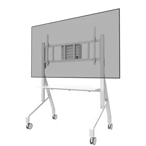 Neomounts FL50-575WH1 TV trolley 65-115" - fast installation - TÜV