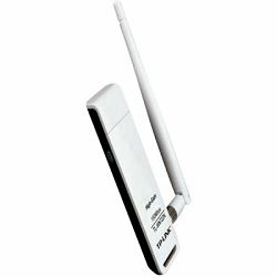 NIC TP-Link TL-WN722N, USB 2.0 Adapter, 2,4GHz High Gain Wireless N 150Mbps, Detachable Omni Directional Antenna 1 x 4dBi (RP-SMA)