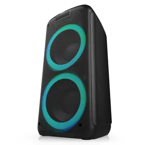 Niceboy PARTY Boss 2 czarny / Głośnik imprezowy / 200 W / gniazdo 3,5 mm / USB / microSD / BT 5.0