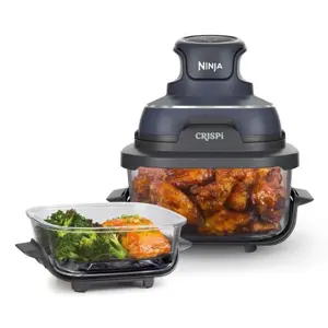 Ninja CRISPi Single 3.8 L 1700 W Hot air fryer Blue, Grey, Transparent