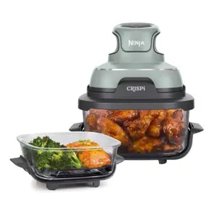 Ninja CRISPi Single 3.8 L 1700 W Hot air fryer Green, Grey, Transparent