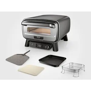 Ninja MO201EU pizza maker/oven 1 pizza(s) 1760 W Stainless steel, Steel