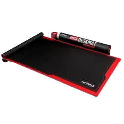 Nitro Concepts Deskmat, 1600x800mm - Black/Red