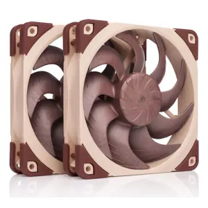 Noctua NF-A12X25 G2 PWM SX2-PP computer cooling system Computer case Fan 12 cm Beige 2 pc(s)