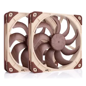 Noctua NF-A14X25 G2 PWM SX2-PP computer cooling system Computer case Fan 14 cm Beige 2 pc(s)