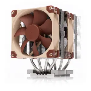 Noctua NH-D9 DX-4677 4U computer cooling system Processor Air cooler 9.2 cm Aluminium, Beige, Brown