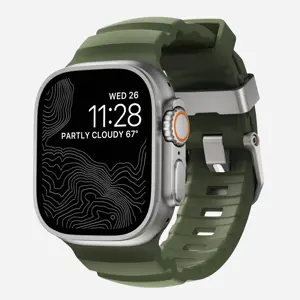 Nomad Rocky Point Band Natural Leather, Titanium