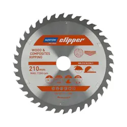 NORTON CIRCULAR SAW BLADE 210mm x 30mm x 36z WOOD & ATB COMPOSITES (2.8 / 1.8)