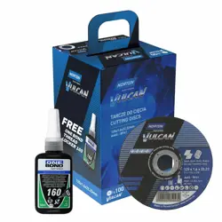 Ljepljiva traka NORTON SHIELD, VULCAN 125 x 1,6 /100 komada + ONE BOND ADHESIVE (5903113008152)