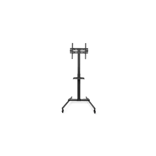 Stalak za TV podni prijenosni NEDIS TVSM5100BK (32"- 55", do 35 kg, 8 visina, nagib+10°-10°, polica)  
