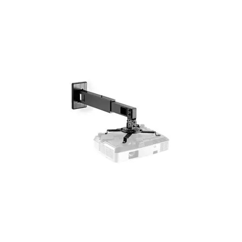 Nosač za projektor NEDIS PJWM200BK, zidni, do 15kg, rotacija 360°, crni