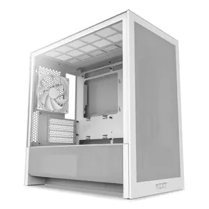 NZXT H3 FLOW MATX MINI TOWER CASE WITH WINDOW WHITE