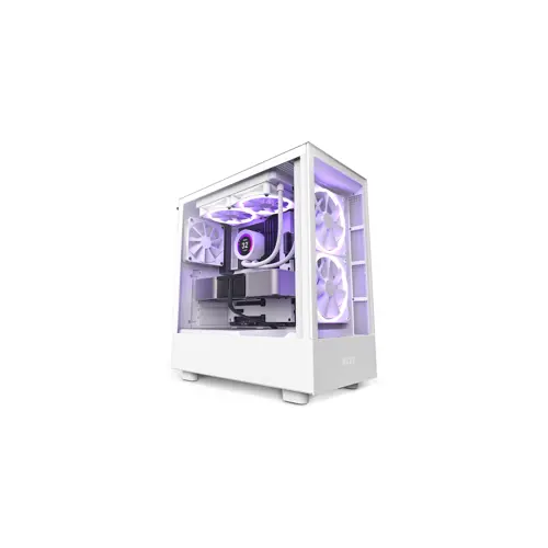 Računalno kućište NZXT H5 Elite RGB Midi-Tower (bijelo)