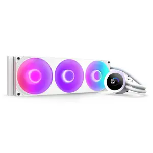 NZXT Kraken Plus 360 RGB Processor All-in-one liquid cooler White 1 pc(s)