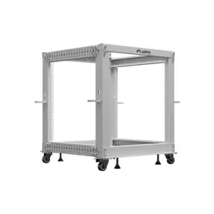 Open Rack 19'' 12U 600x600-1100 grey