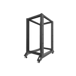 OPEN RACK 19" 22U 600X1000 BLACK LANBERG