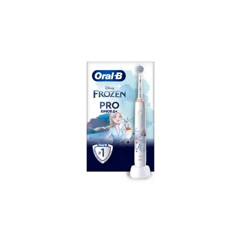 Oral-B | Electric Toothbrush | Frozen Pro Series 3 | Rechargeable | For kids | Number of brush heads included 1 | Number of teeth brushing modes 3 | White