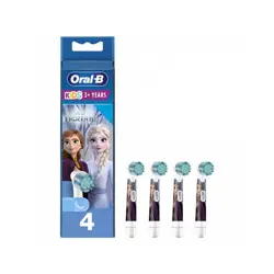 ORALB Toothbrush Heads EB10s-4 Frozen 4 pcs. White