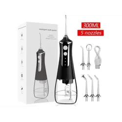 Oralni tuš Extralink BEAUTY INTELLIGENT WATER FLOSSER L10 (crna, baterija 2000mAh, vodootporna IPX6)