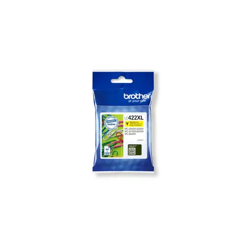 Tinta BROTHER LC-422XLY (žuta)