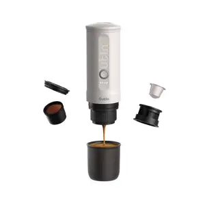 Outin Nano przenośny, akumulatorowy ekspres do kawy espresso, biały / bateria 7500 mAh / 80 ml / USB-C